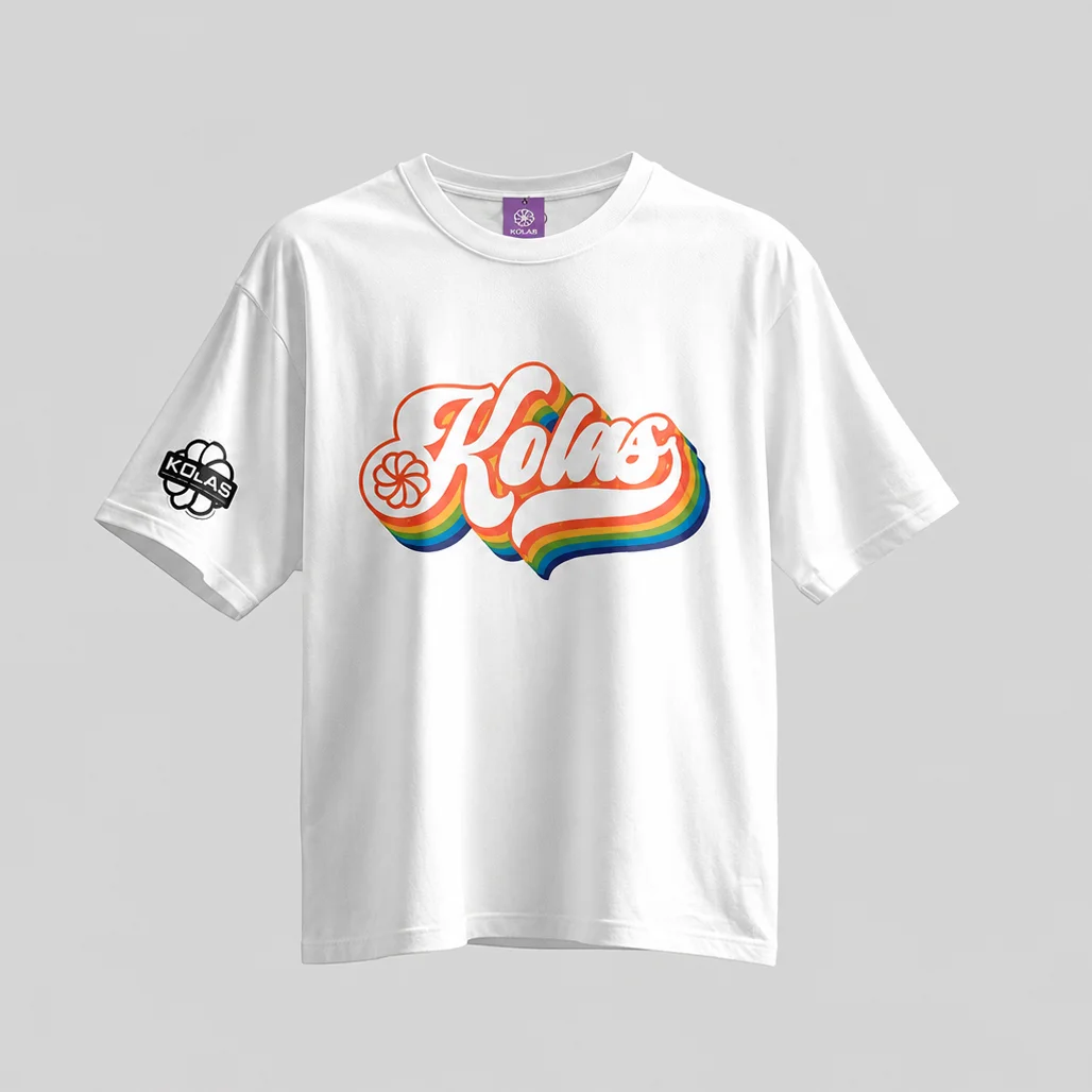 Kolas Branded T-Shirt 70’s Logo White 1