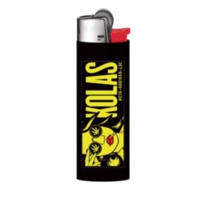 Kolas Branded Lighter BIC Green Girl