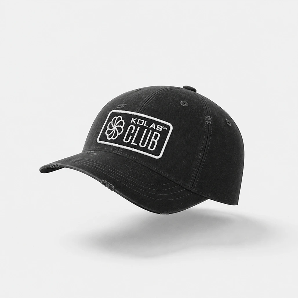 Kolas Club Branded Dad Hat Black