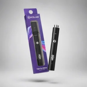 Kolas Branded Battery w/ Button 70's Logo Black