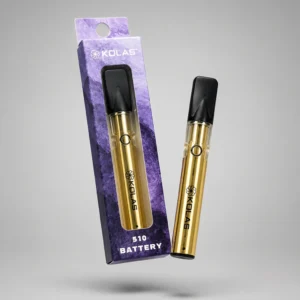 Kolas Branded Battery w/ Button Gold
