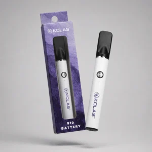 Kolas Branded Battery w/ Button White