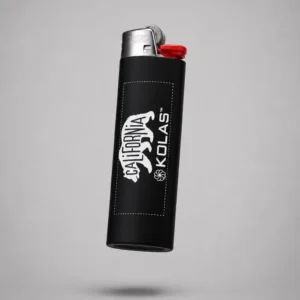 Kolas Branded Lighter BIC CA Bear Black