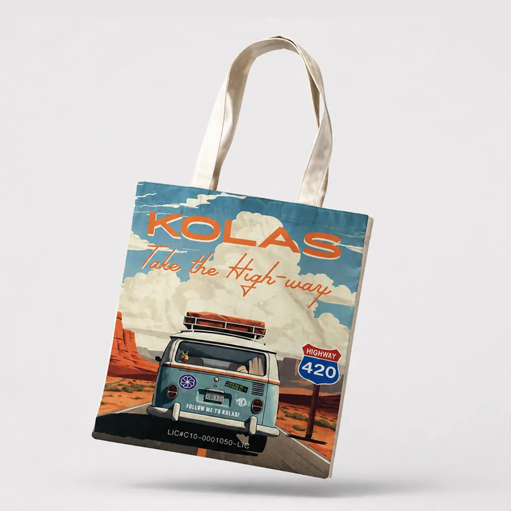 Kolas Branded Canvas Bag Take the Hwy