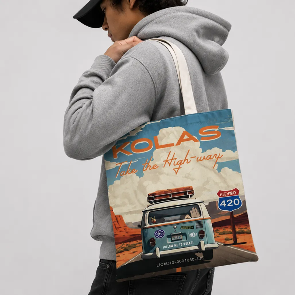 Kolas Branded Canvas Bag Take the Hwy