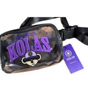 Kolas Branded Fanny Pack Clear Purple Koala