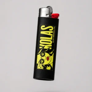 Kolas Branded Lighter BIC Green Girl