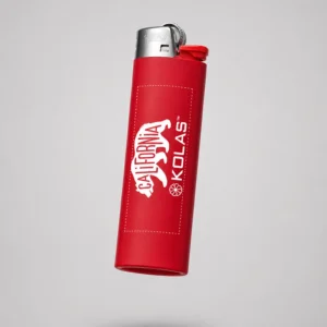 Kolas Branded Lighter BIC CA Bear Red